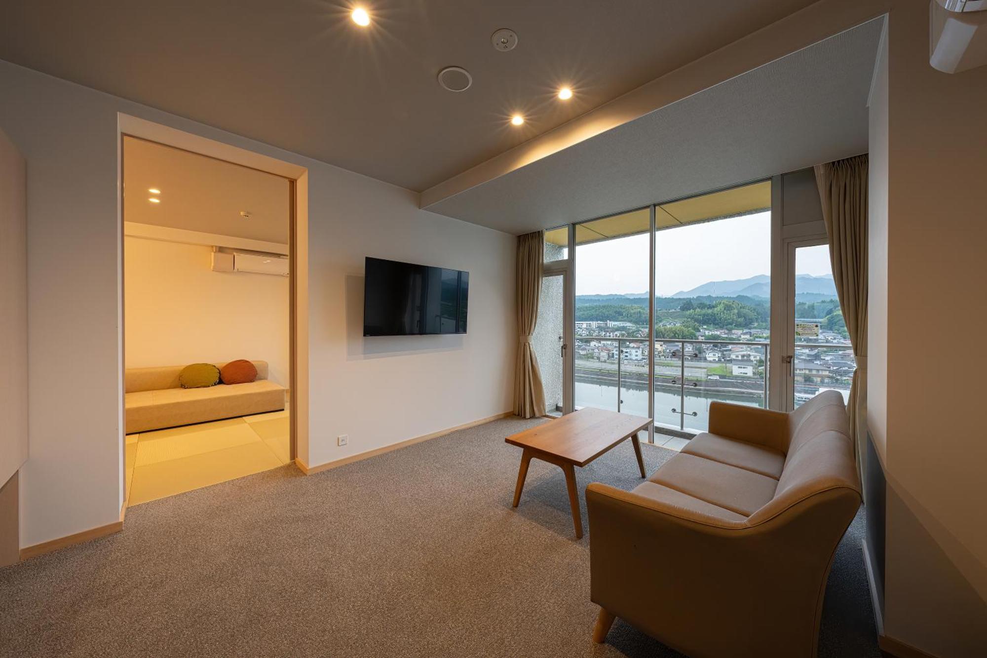Mikuma Hotel Hita Luaran gambar